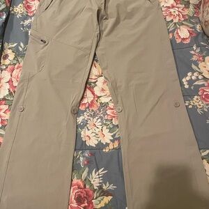 The North Face Gray and Cream Pants